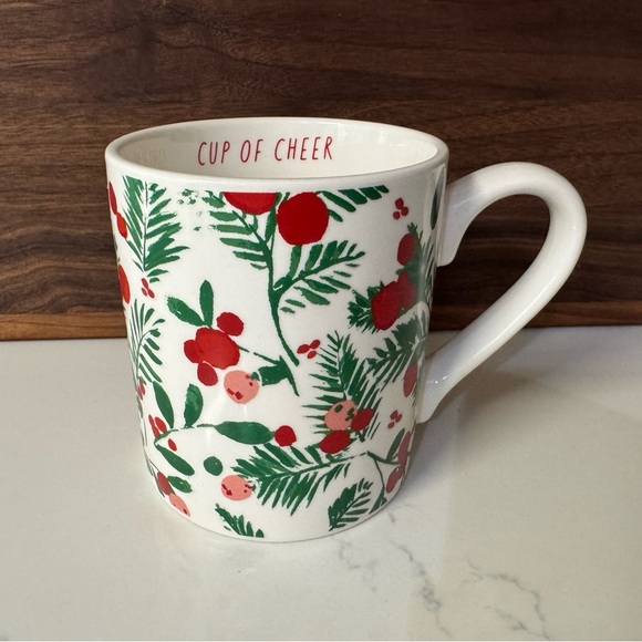 Rare Threshold Red and Green Holiday Mug Cup of Cheer - Picture 1 of 2